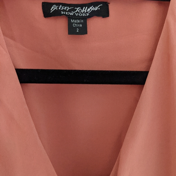 Betsey Johnson 💯 Silk Wrap Dress - Picture 3 of 3